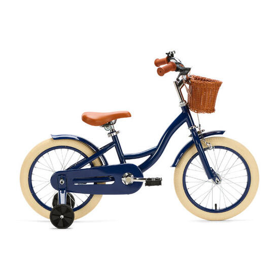 Generation Blanco 16 Zoll Dunkelblau – Kinderfahrrad mit Korb