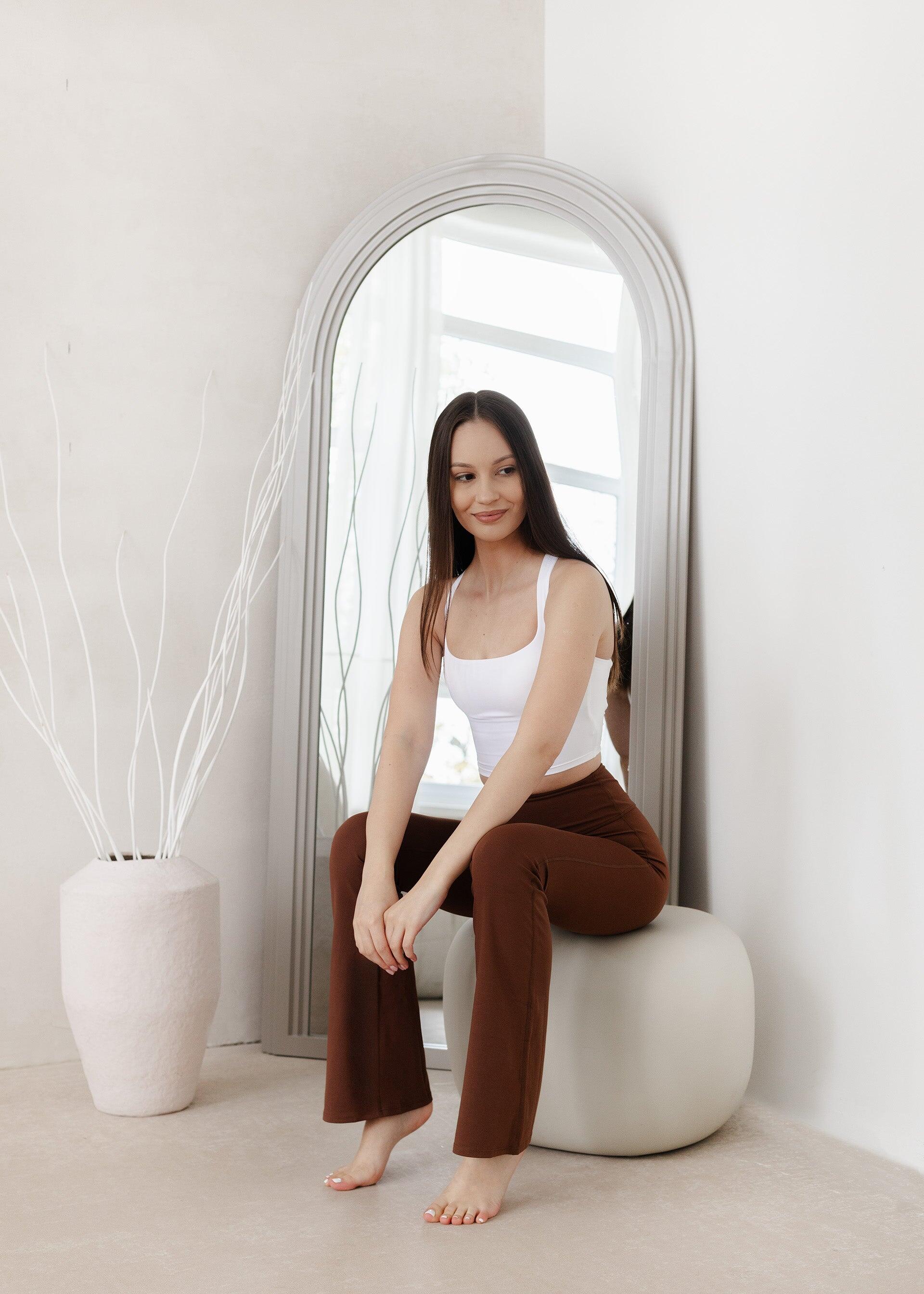 Legginsy dzwony Moonholi Flare z rozszerzanymi nogawkami 3/7