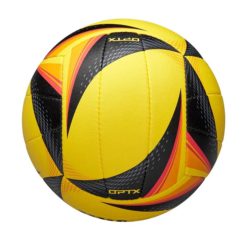 Beachvolleyball Wilson OPTX FIVB gelb-schwarz 6/6