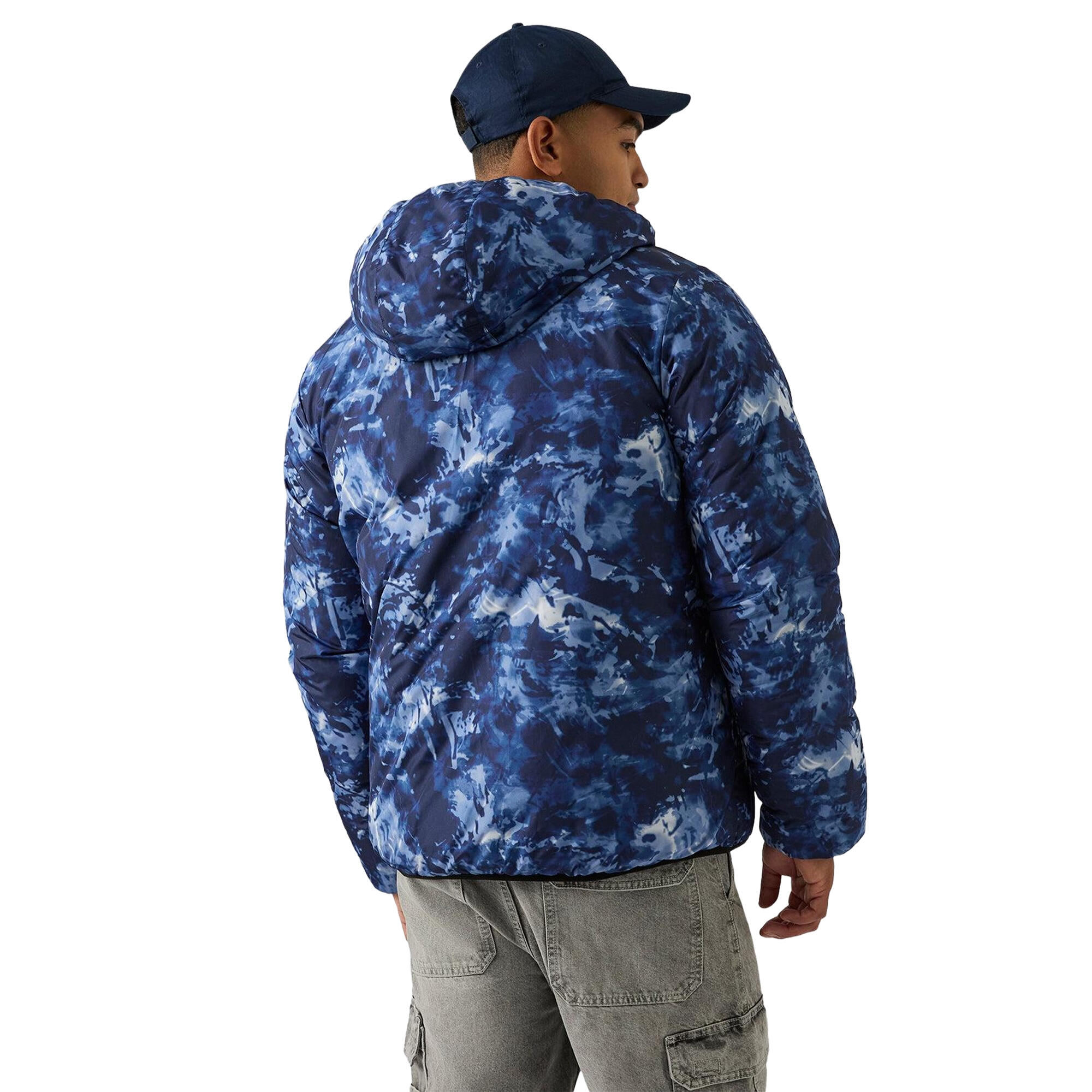 Steppjacke für , wendbar Herren Blau 4/4