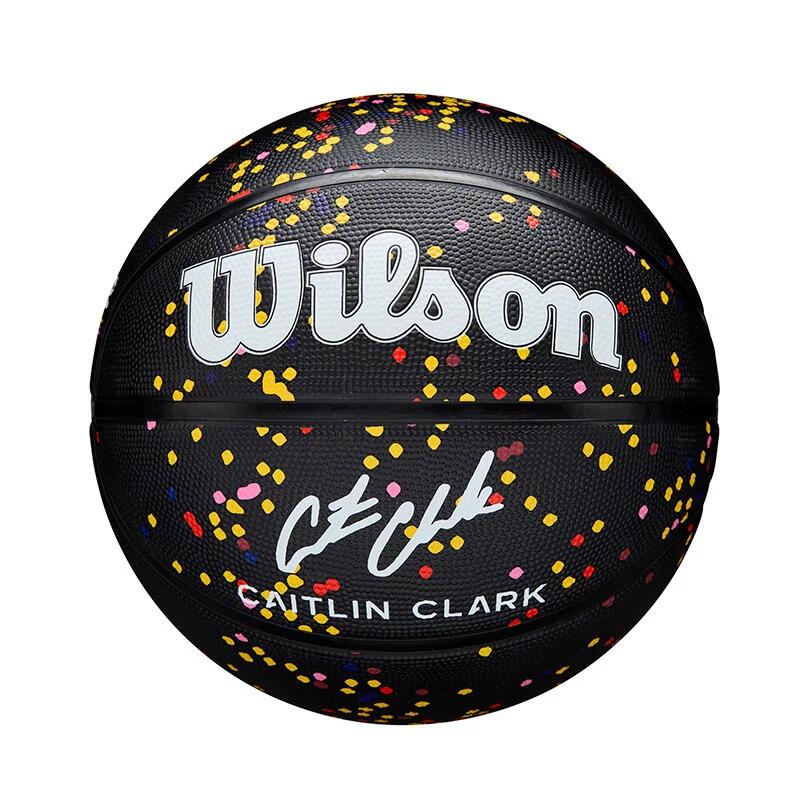 Pallone da basket Wilson Caitlin Clark Journey Series misura 7 nero 5/6