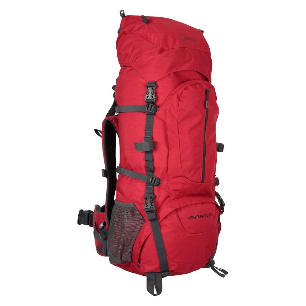65 L Zaino Da Trekking Mountain Warehouse Ventura Rosso 3/4