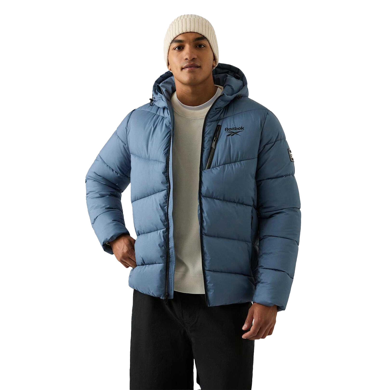 Veste Matelassée Homme (Bleu Pâle) 4/4
