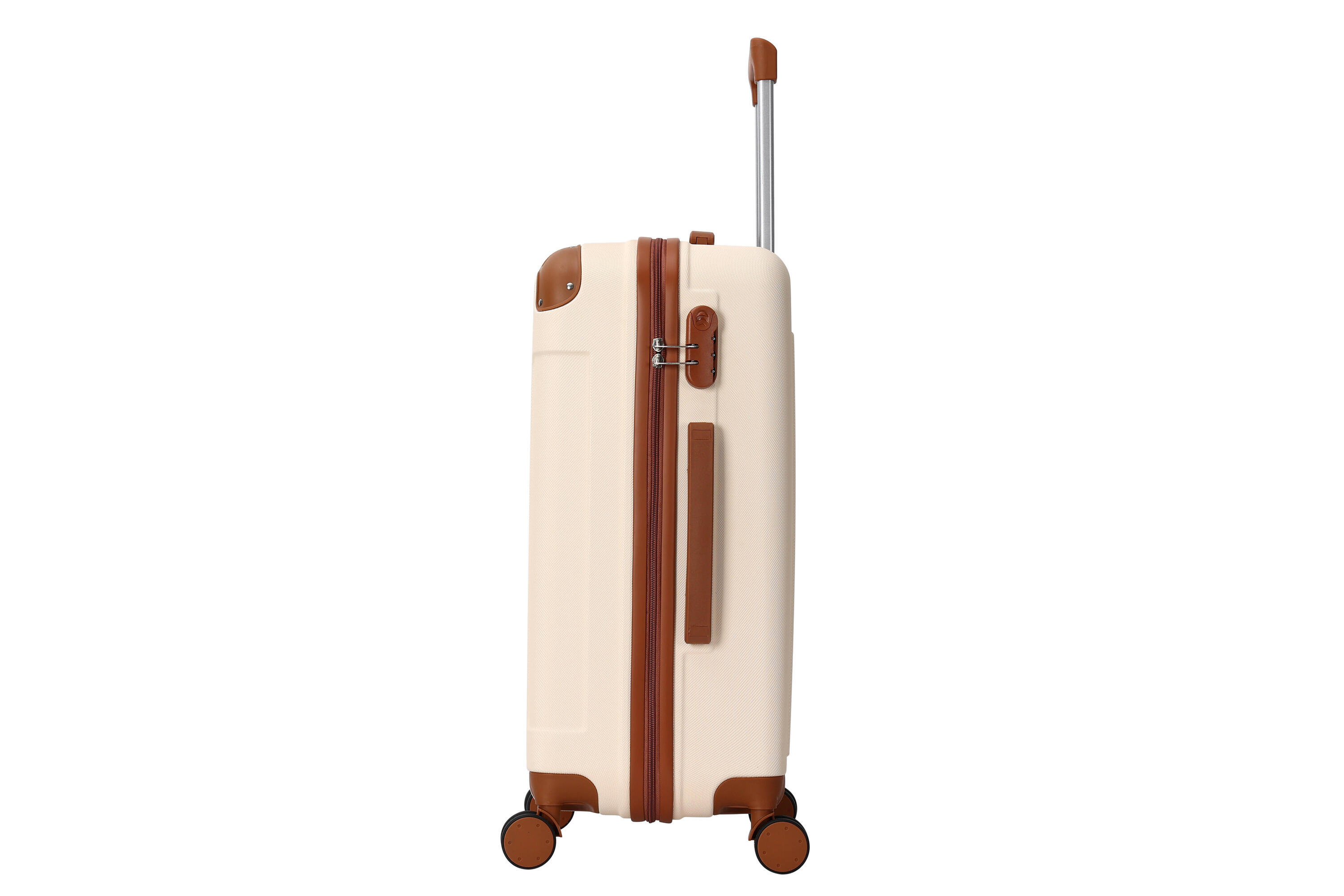Valise Cabine Tuileries Creme 3/4