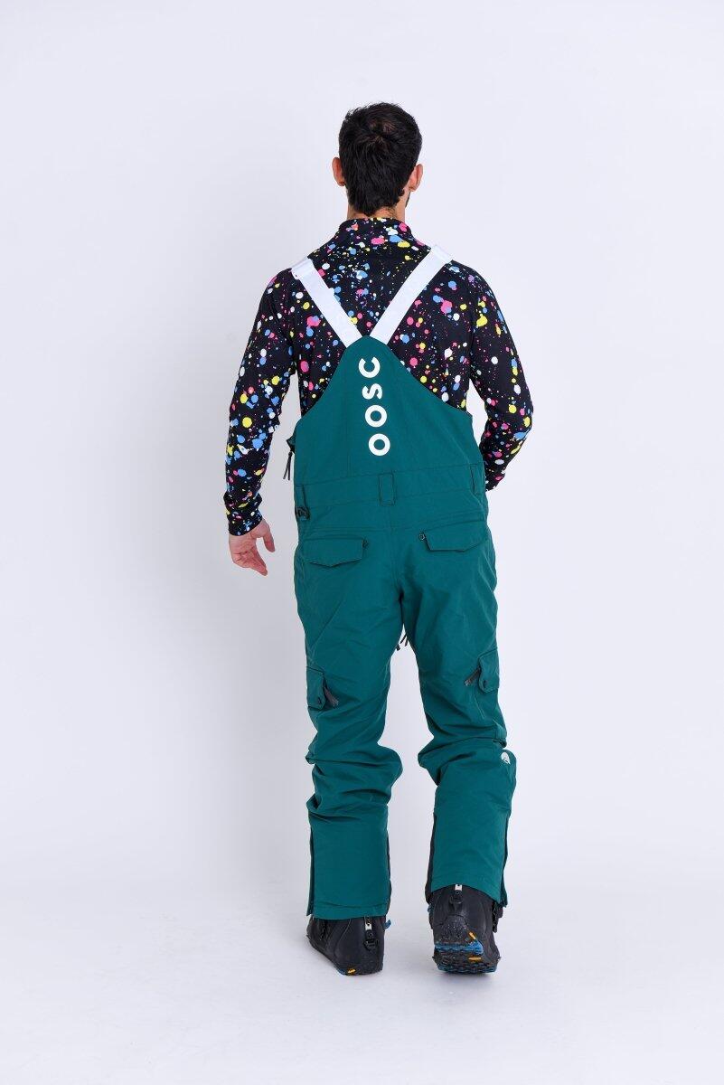 Heren Ski & Snowboard Tuinbroek Waterdicht Yeh Man Bosgroen 2/6