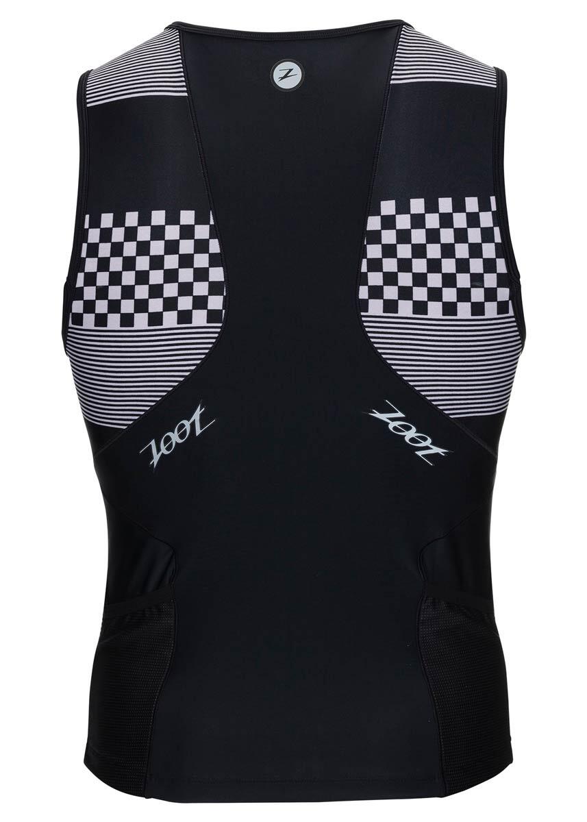 Zoot Performance Tri Tank Herren - Silbernes Karomuster - Gr S 2/2