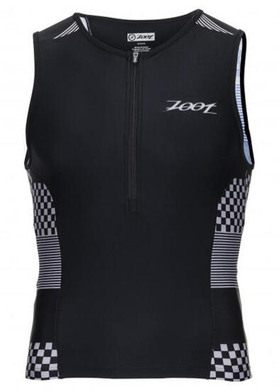 Zoot Performance Tri Tank homme - Carreaux argentés - Taille S