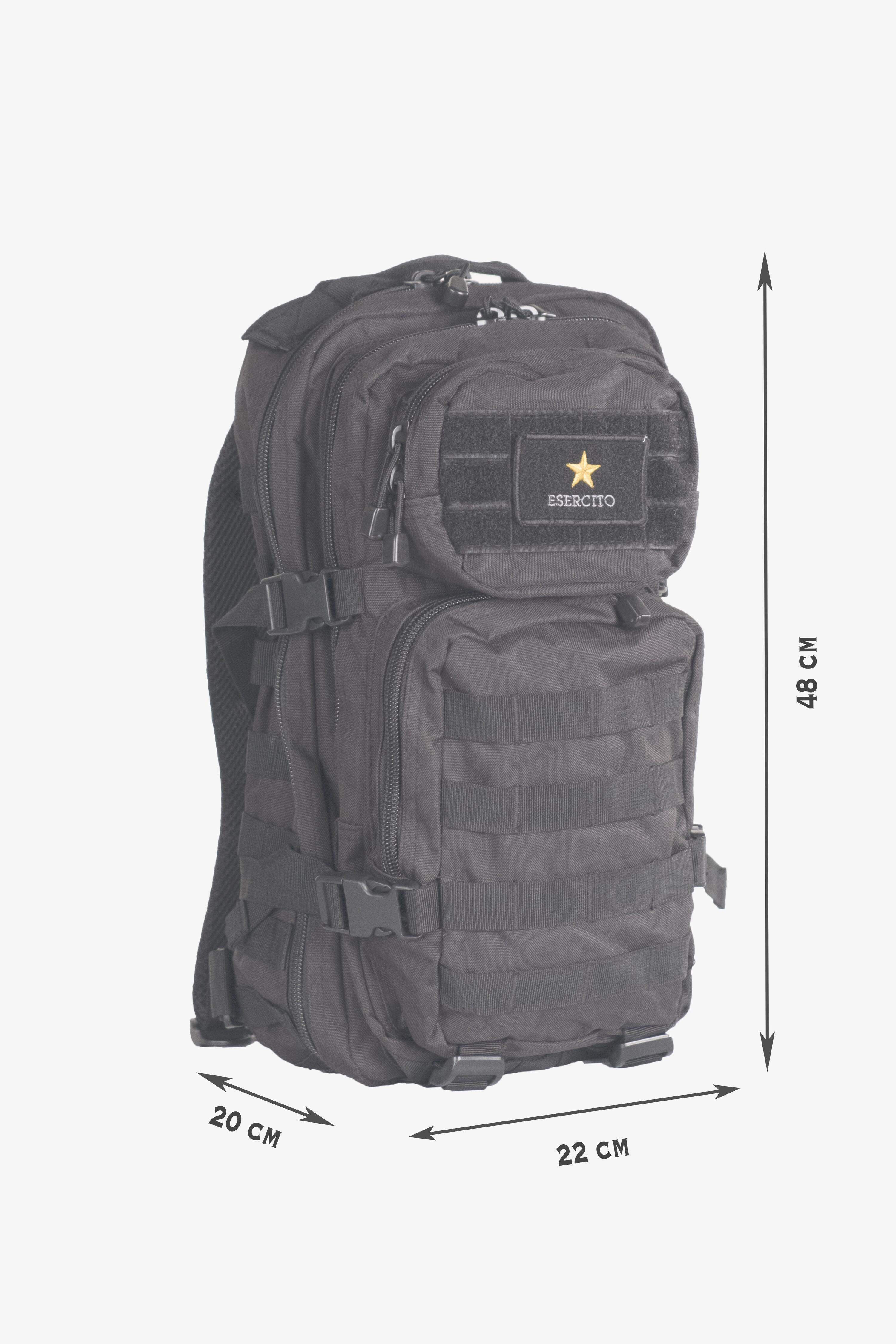 Zaino Esercito AAG320 da trekking nero 20 litri 4/5
