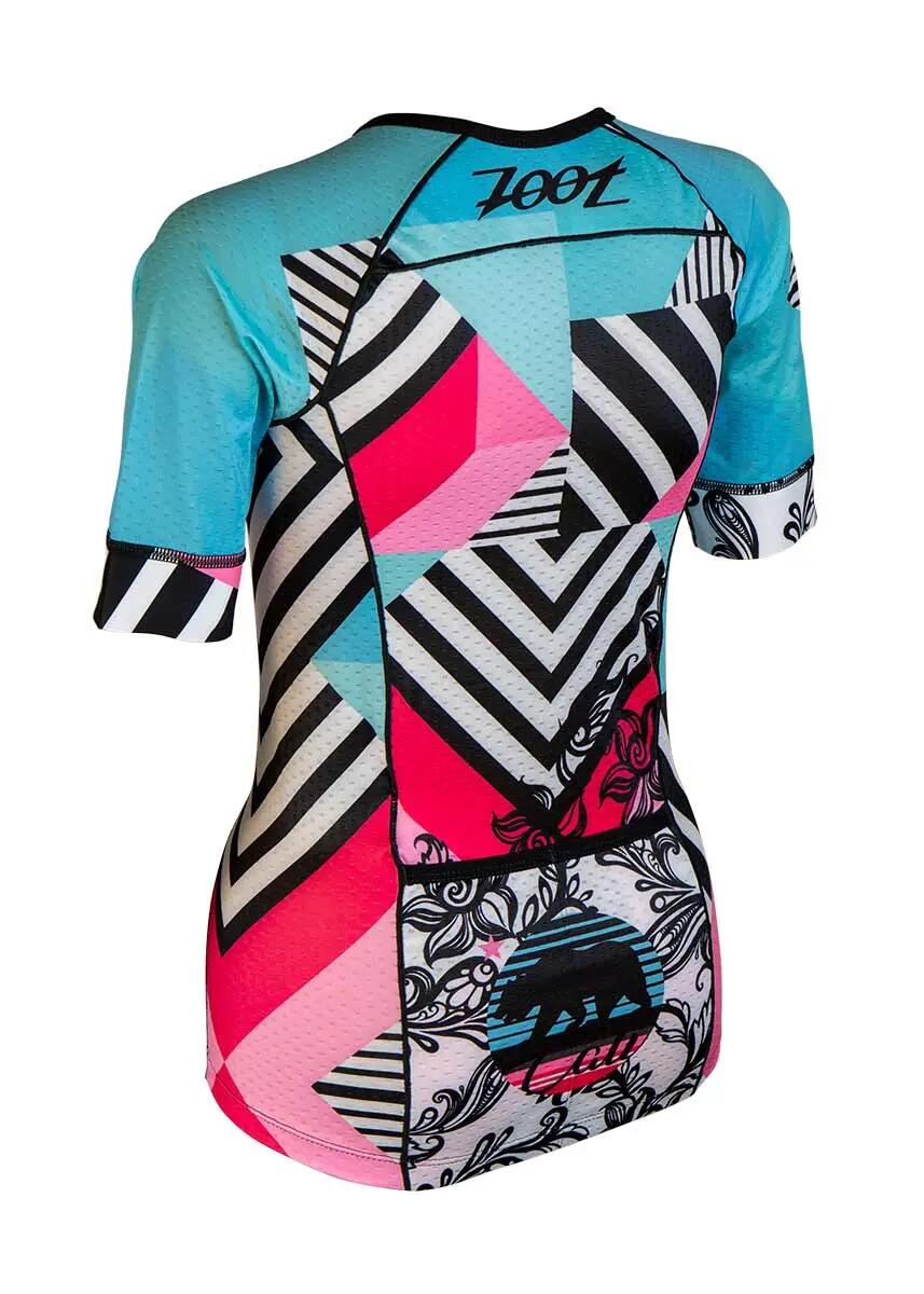 Zoot Maillot de triathlon à manches courtes Aero pour femme - Cali 19 3/4