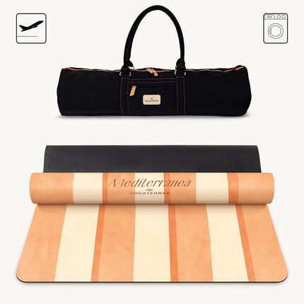 TAPIS DE YOGA ANTIDÉRAPANT MICROFIBRE 1 mm SORRENTO AVEC SAC