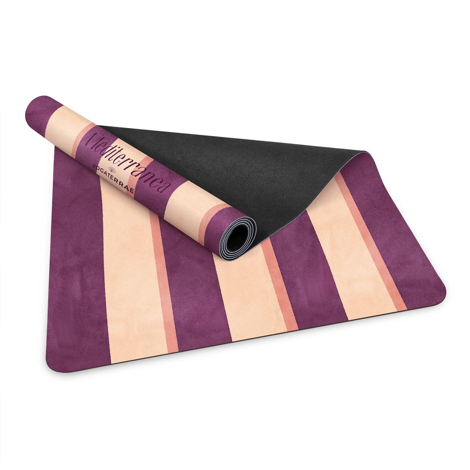 TAPIS DE YOGA ANTIDÉRAPANT MICROFIBRE 1 mm VALENSOLE 3/3