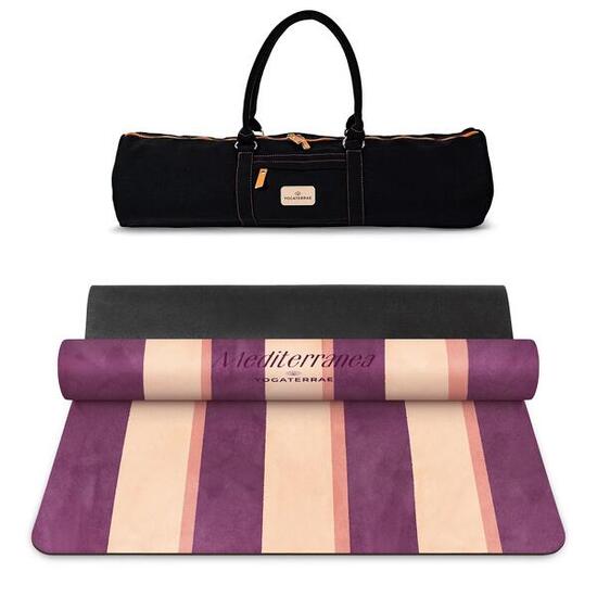 VALENSOLE 3,5 mm MICROFIBER ANTISLIP YOGAMAT MET TAS