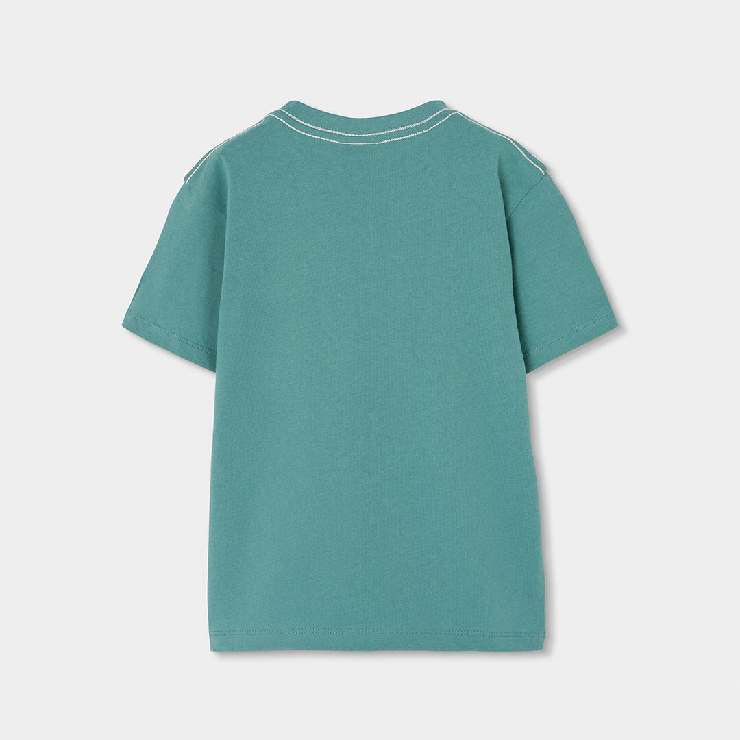Camisetas de verano de gimnasia kids niño boboli verde 2/4