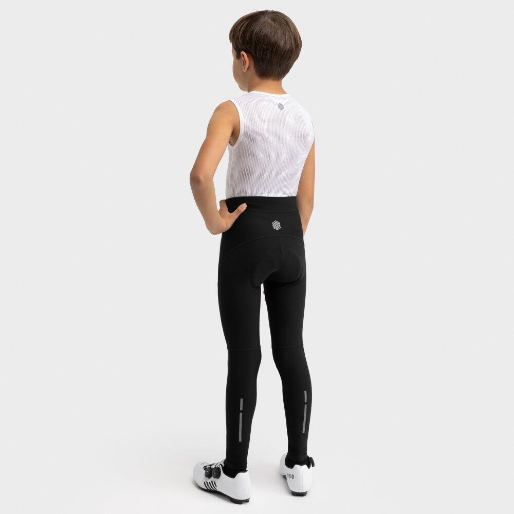 Kinder Radsport Lange Thermo-Fahrradhose mit Sitzpolster Jungen K-Core BackFlip 6/6