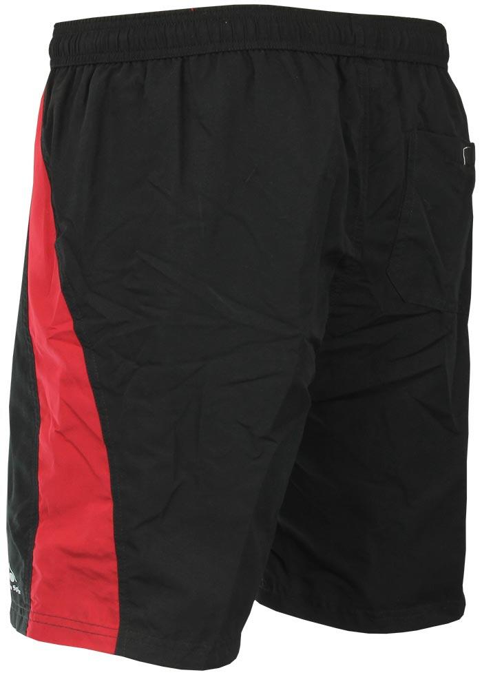 Aqua Sphere Mersey calções de banho masculino - Preto/Vermelho XS 3/4