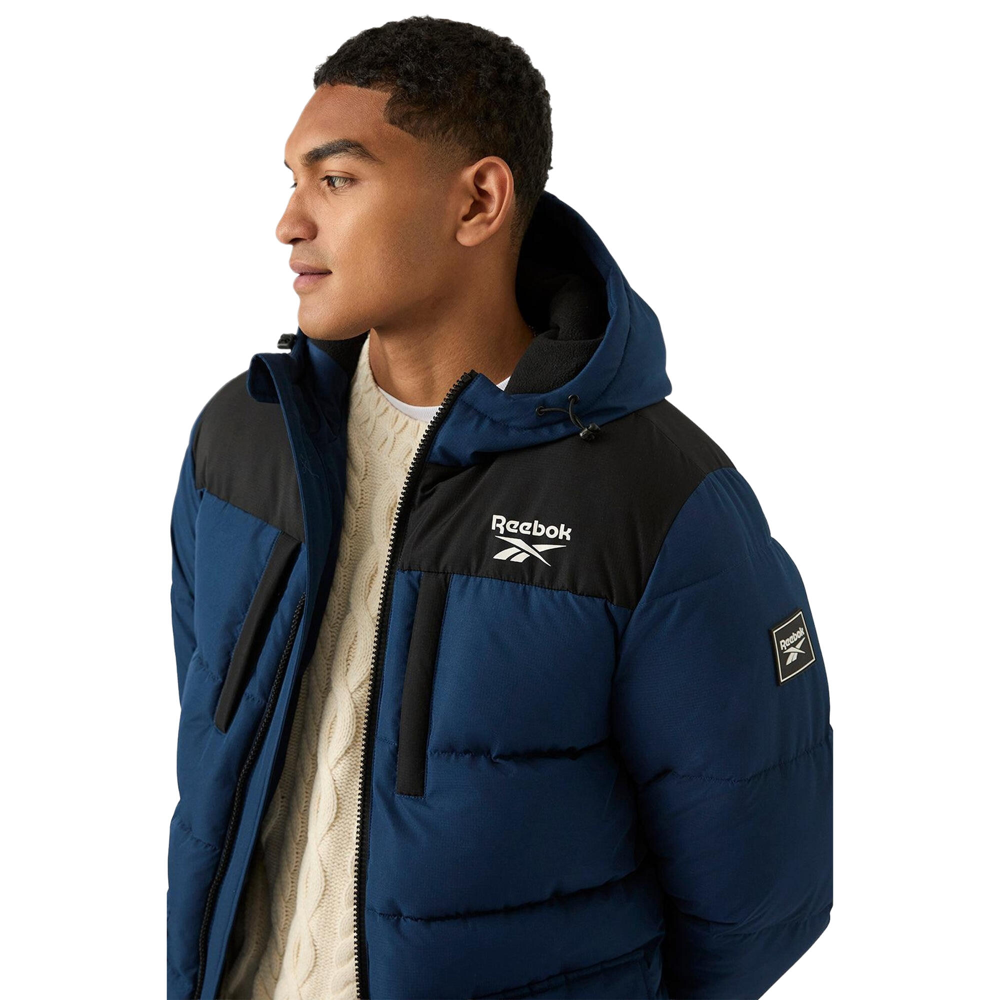 Doudoune Motif/style Uni Homme (Bleu) 3/4