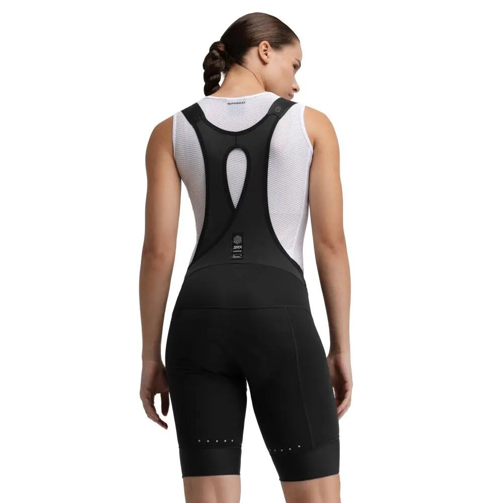 Culote corto biodegradable ciclismo mujer SRX Fusion Negro 2/7