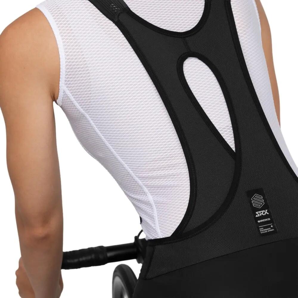 Culote corto biodegradable ciclismo mujer SRX Fusion Negro 4/7
