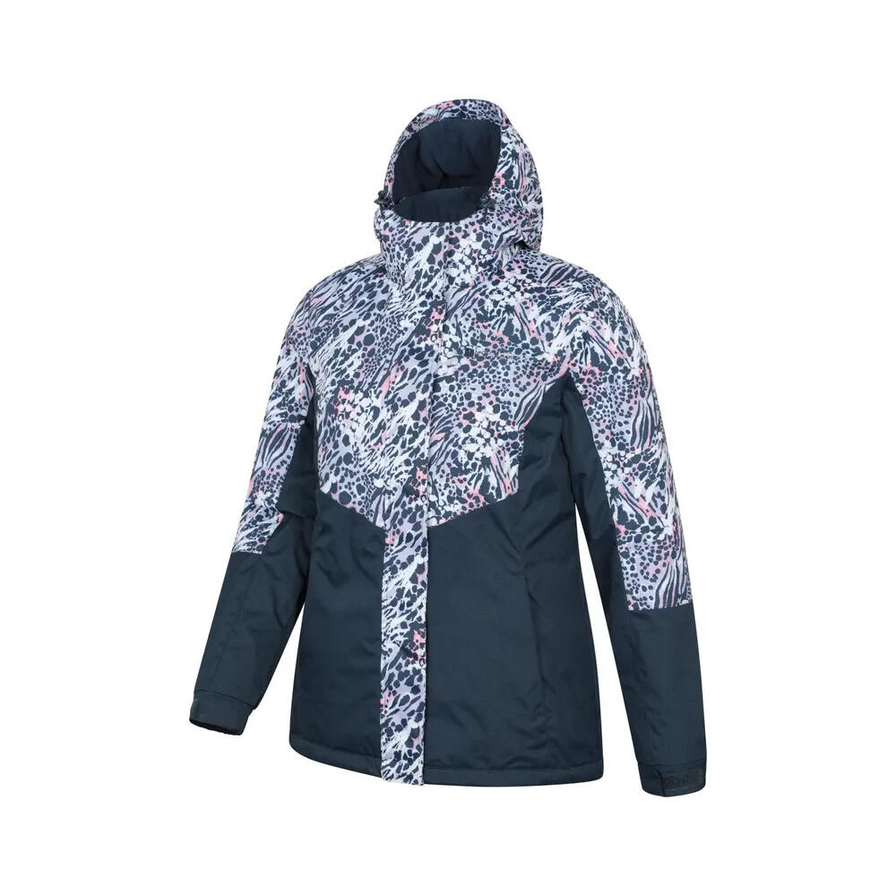 Blouson De Ski Motif/style Imprimé Animal DAWN Femme (Lilas) 3/4