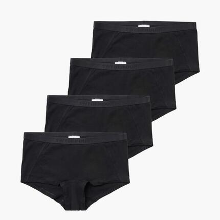 Culottes hipsters femme Swedemount Cotton 4-pack