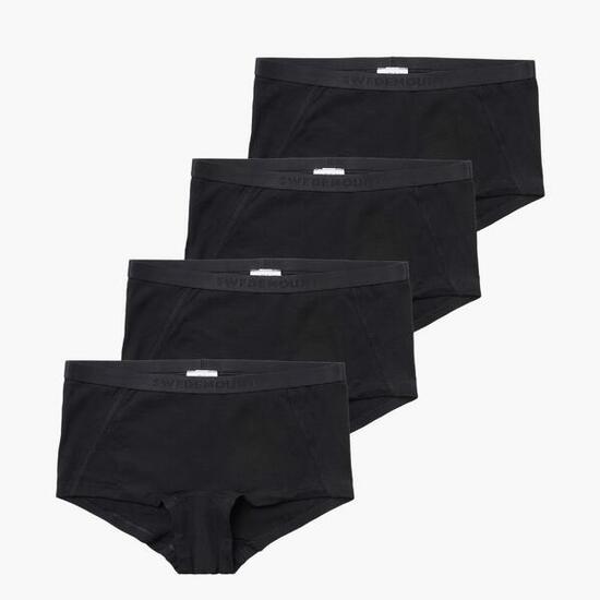 Culottes hipsters femme Swedemount Cotton 4-pack
