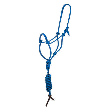 Knotenseilhalfter mit führstrick