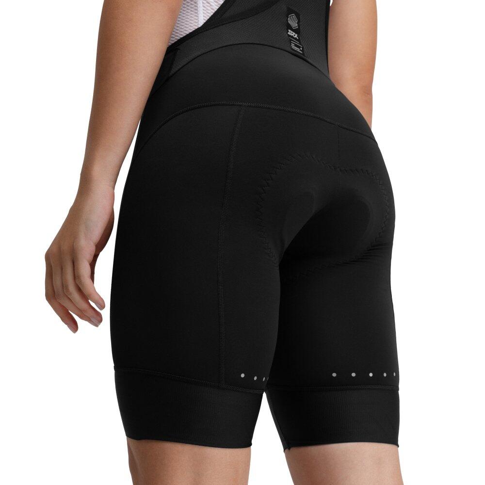 Dames Fietsen Heren  afbreekbare korte fietsbroek SRX Fusion Zwart 5/7