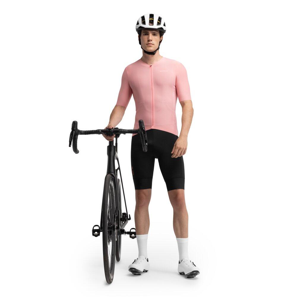 Culote corto biodegradable ciclismo hombre SRX Blend Negro 3/6