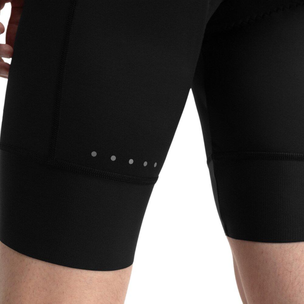 Culote corto biodegradable ciclismo hombre SRX Blend Negro 5/6