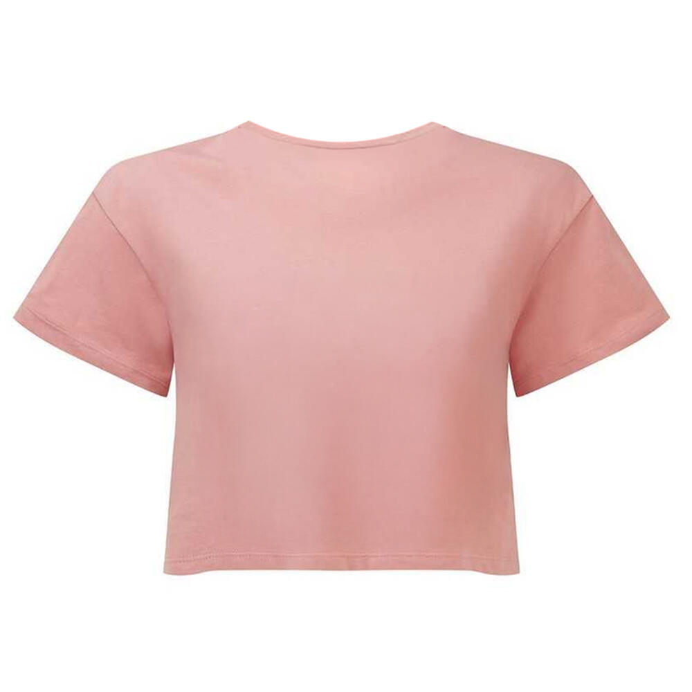 Womens/Ladies Crop Top (Dusky Pink) 2/2