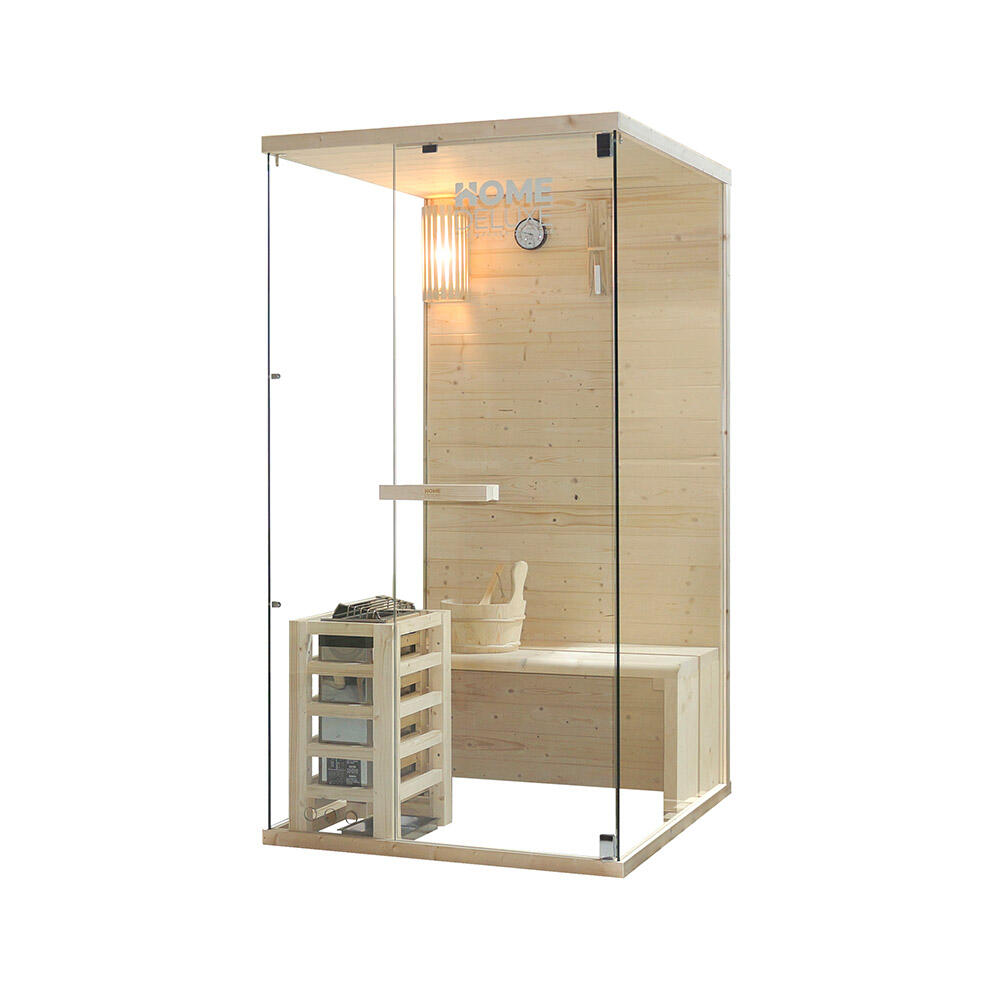 Traditionele sauna ARUNA - 100 x 190 cm voor 1-2 personen 4/6