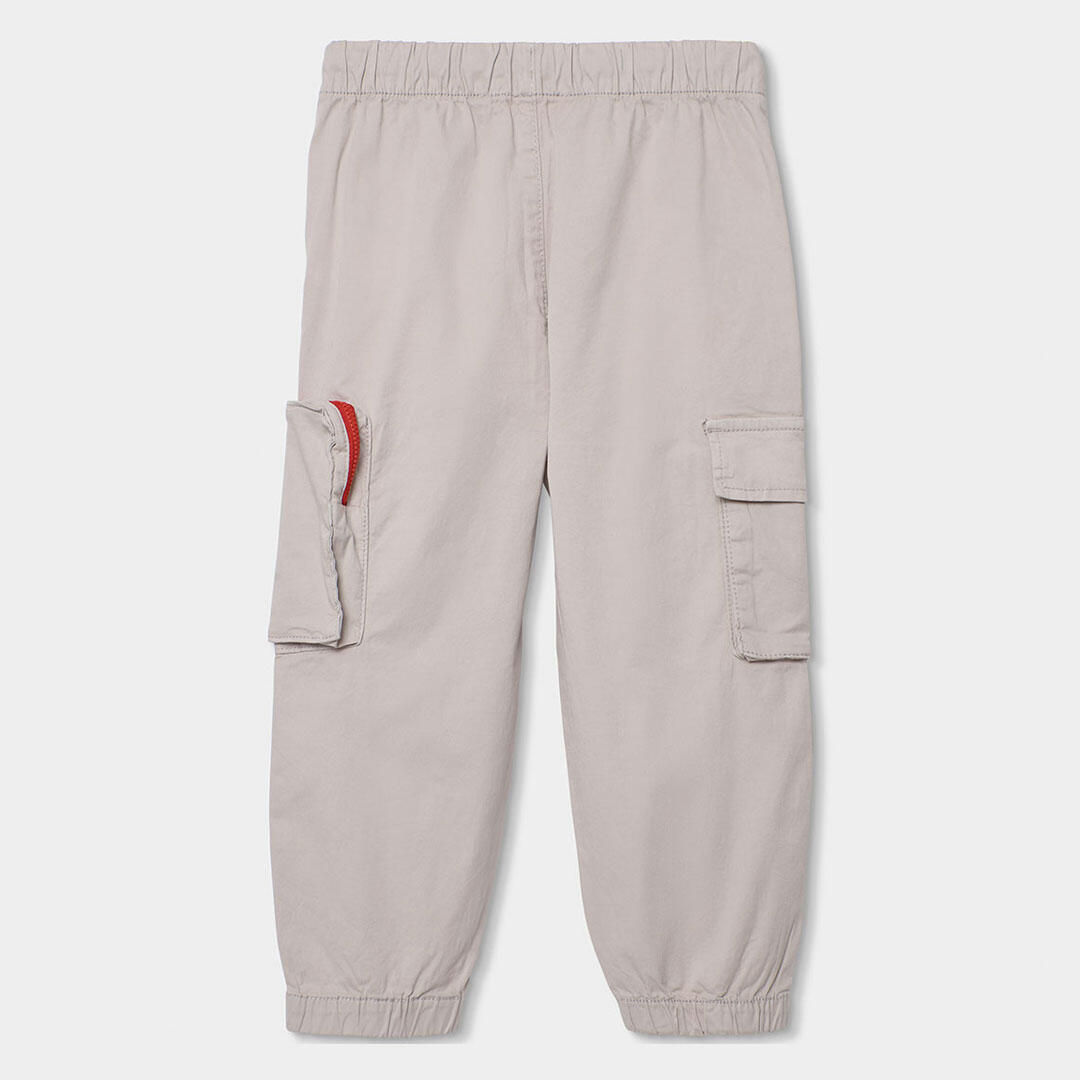 Pantalones de verano de senderismo kids niño boboli beige 2/4