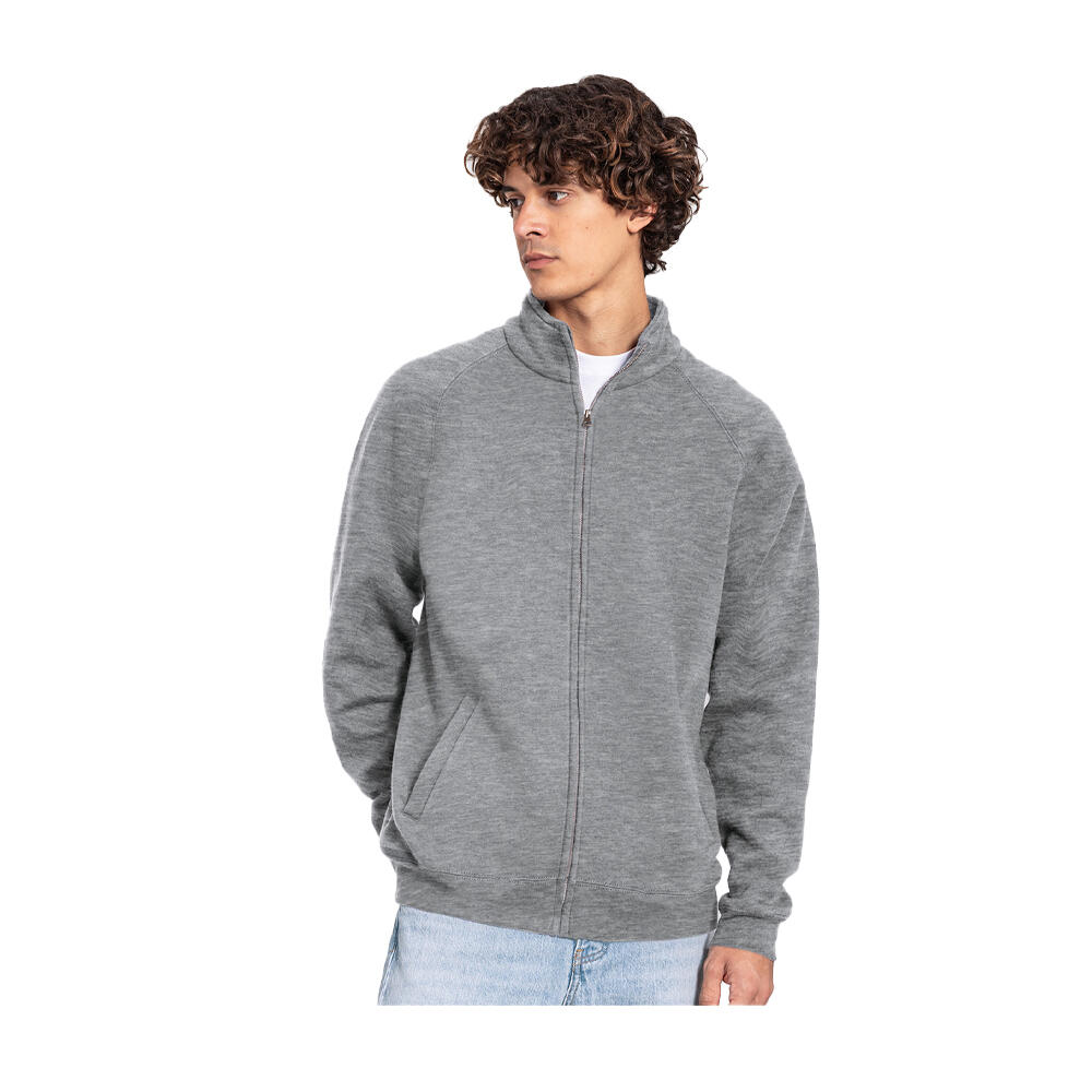 Veste De Survêtement Adulte (Gris Clair Chiné) 1/2