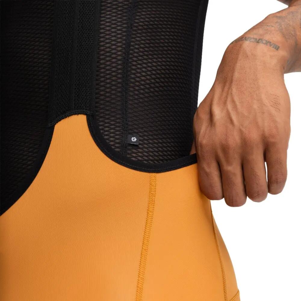 Heren Fietsen korte fietsbroek van  materiaal BX Terres Bruin 6/7