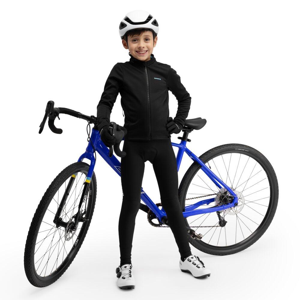 Casaco softshell de inverno para ciclismo rapaz Crianças K-Core Wheelie Black P 4/7
