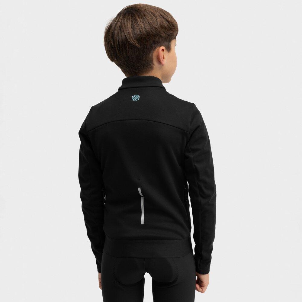 Casaco softshell de inverno para ciclismo rapaz Crianças K-Core Wheelie Black P 6/7