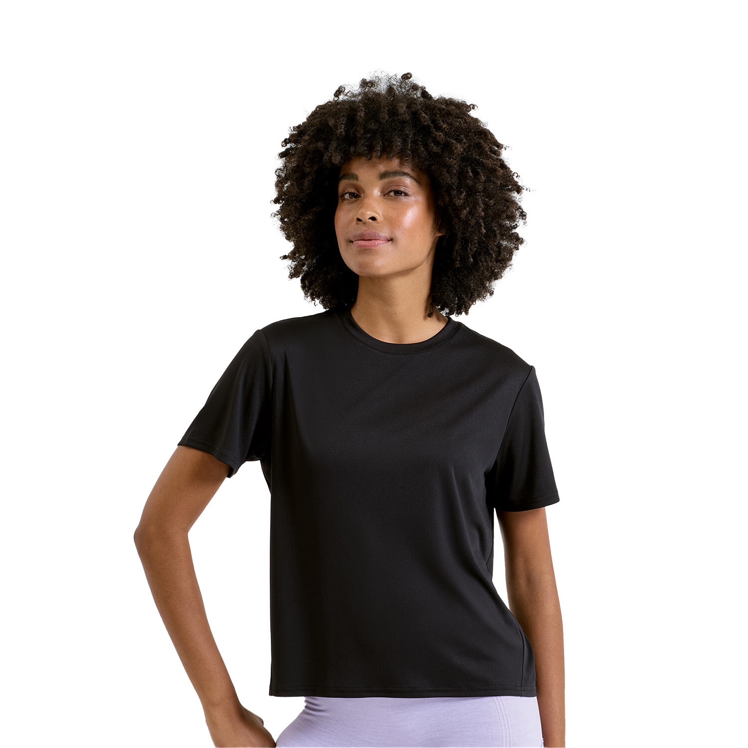 Womens/Ladies IonCharge TShirt (Black) 3/3