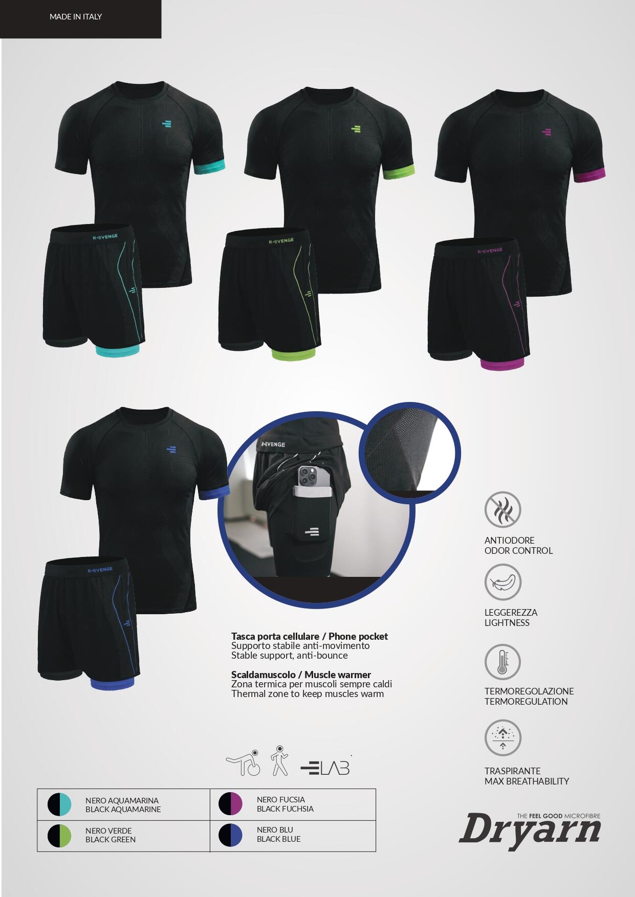 Maillot de compression pour homme, noir/fuchsia, idéal pour l’entraînement. 7/7