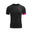 Tricou Compression bărbați, negru/fucsia, pentru sală