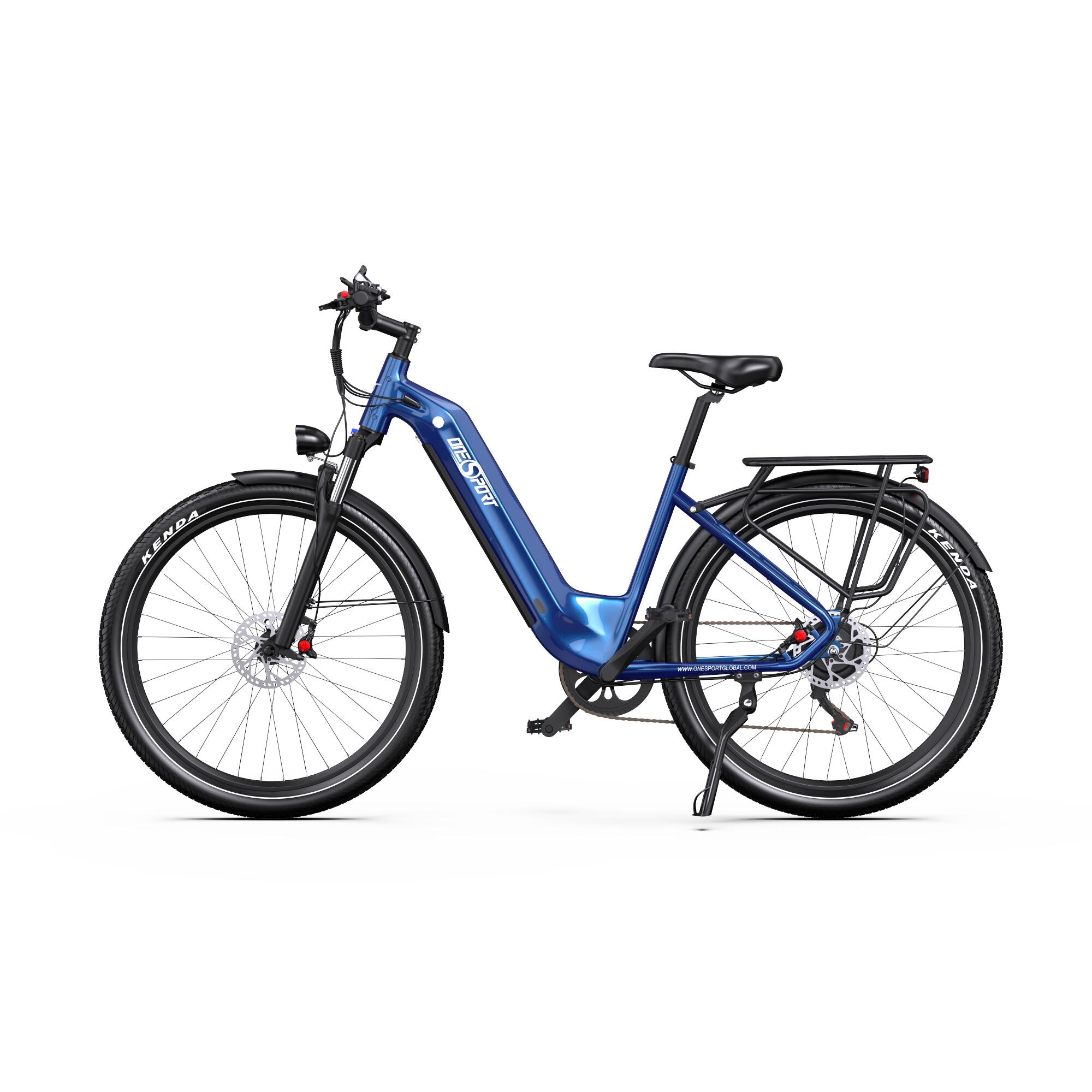 Bicicleta elétrica adulta OT05, bateria 36V 18,2Ah, pneus 27,5" × 2,25". 3/8