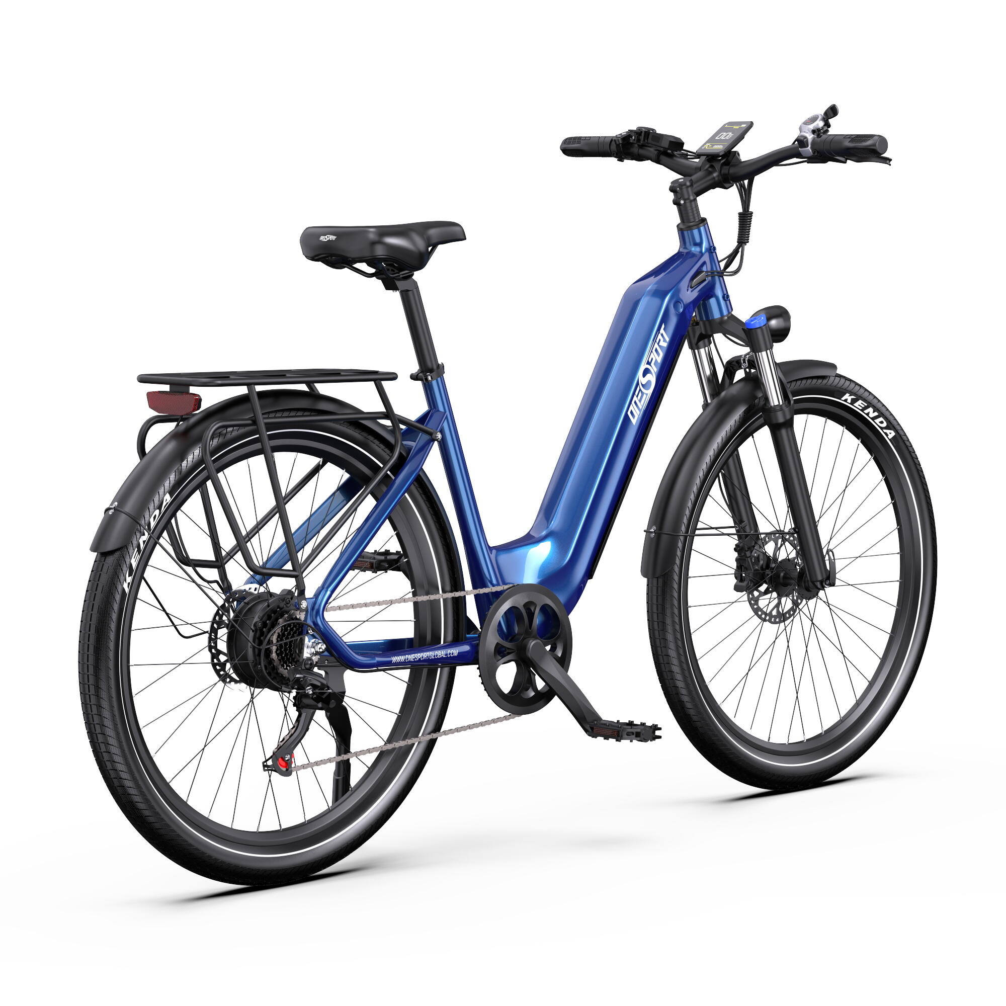 Bicicleta elétrica adulta OT05, bateria 36V 18,2Ah, pneus 27,5" × 2,25". 6/8
