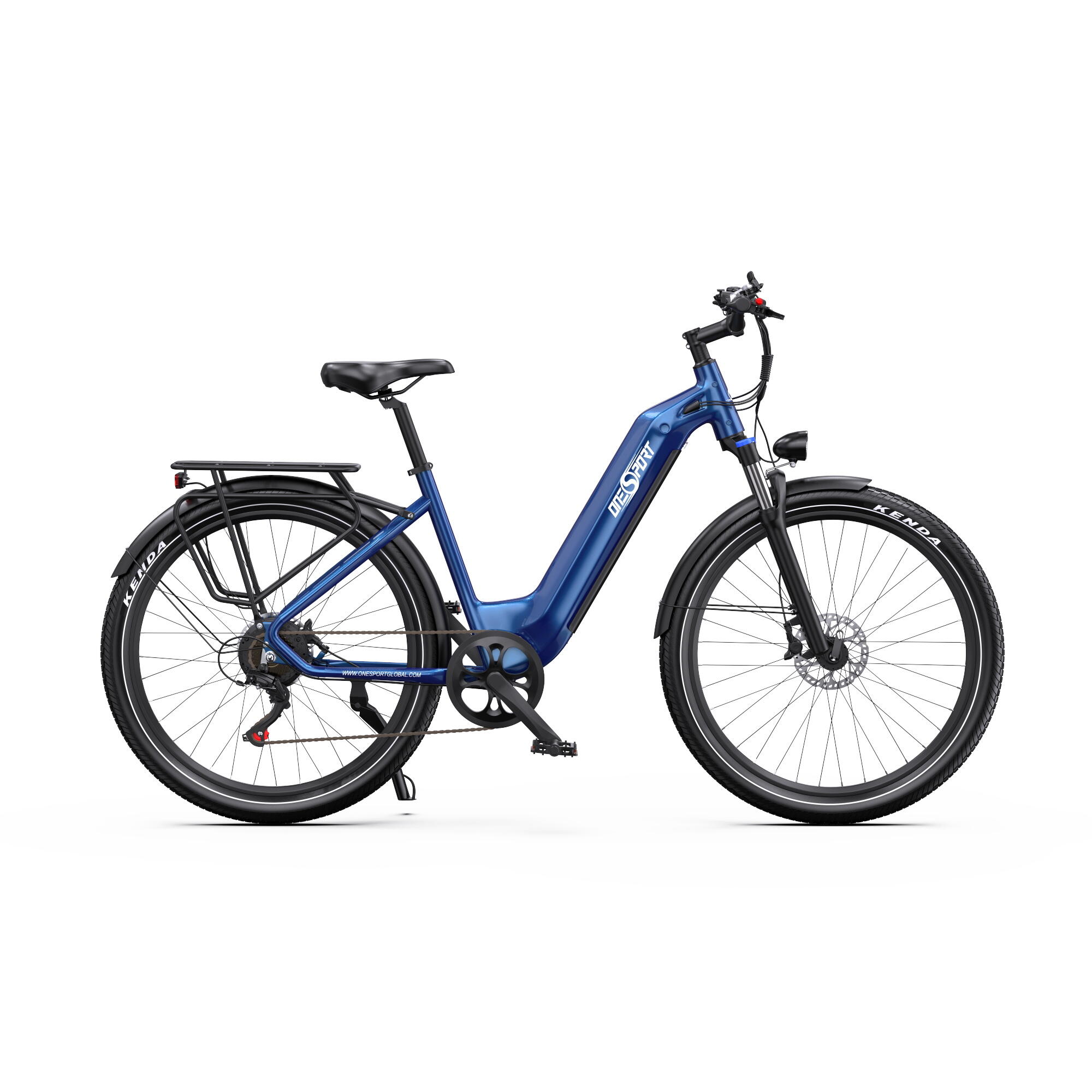 Bicicleta elétrica adulta OT05, bateria 36V 18,2Ah, pneus 27,5" × 2,25". 4/8