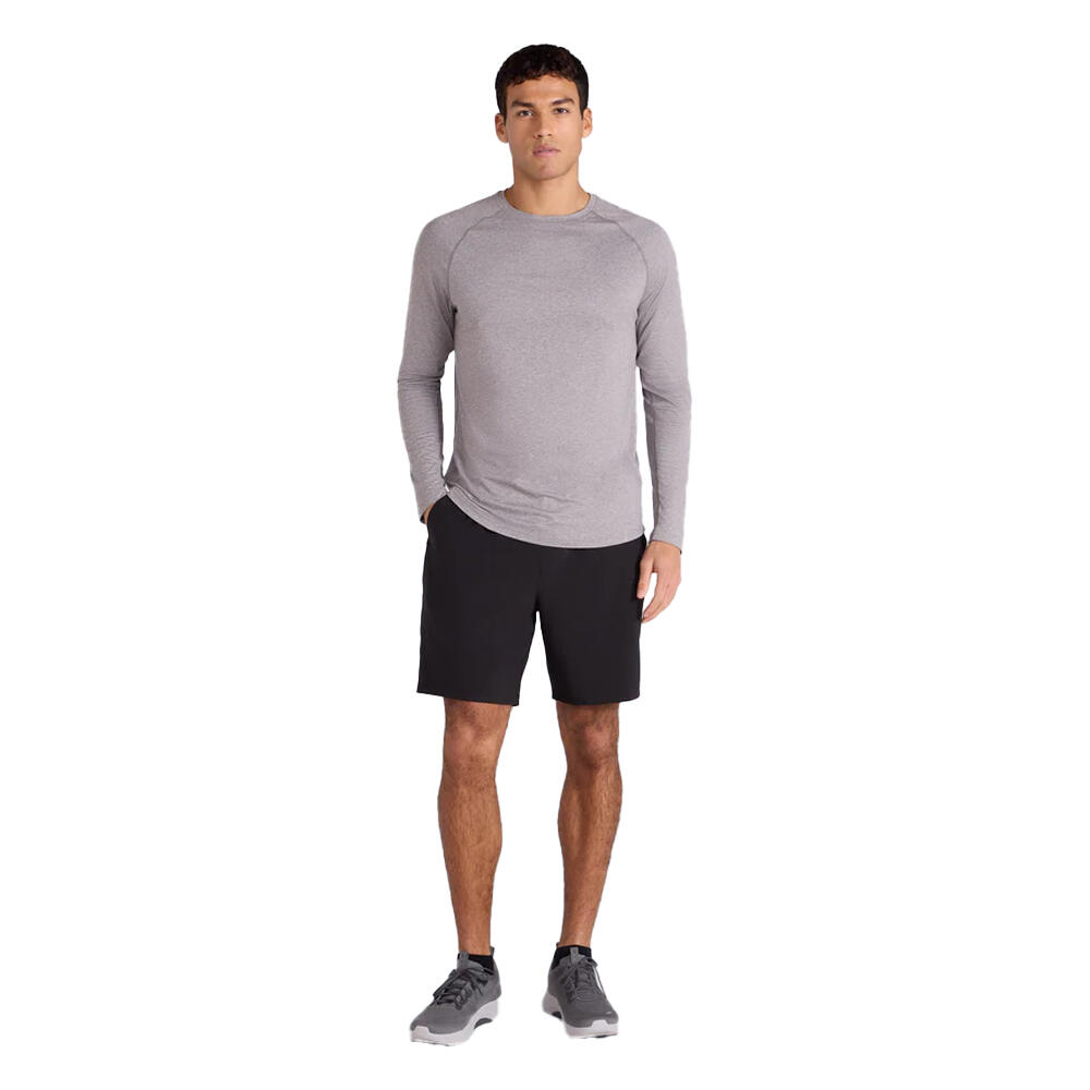 "Active" TShirt für , Langärmlig Herren Holzkohle 3/3