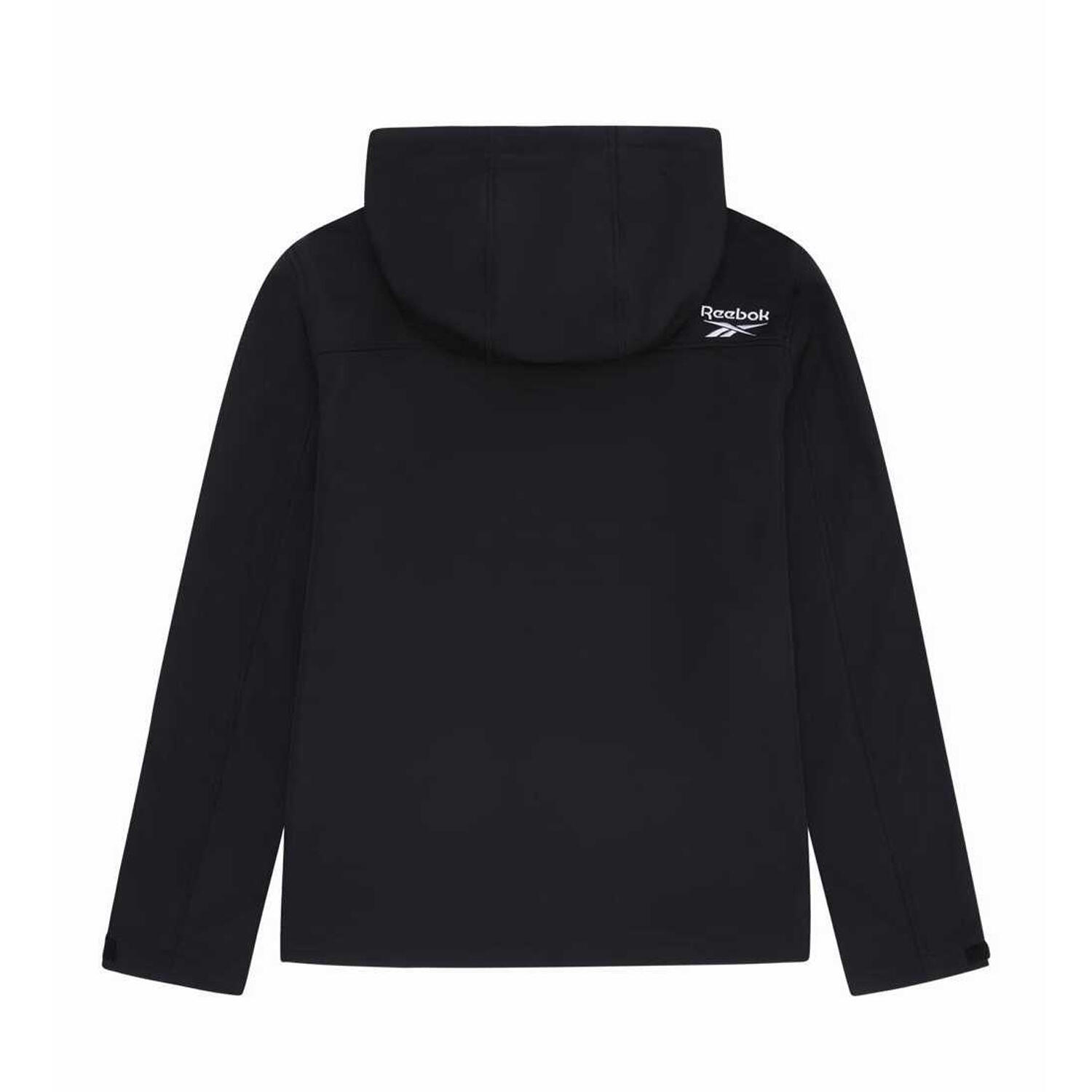 Giacca Soft Shell Uomo Reebok Nero 2/4