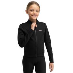 Veste vélo softshell d’hiver fille Cyclisme Enfants K-Core-G Wheelie Black No