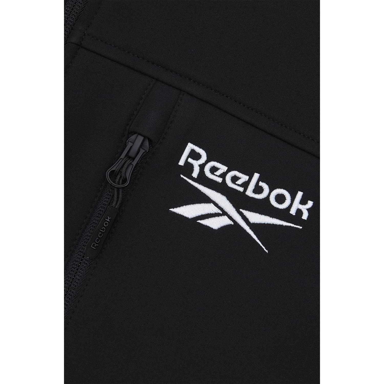 Giacca Soft Shell Uomo Reebok Nero 4/4