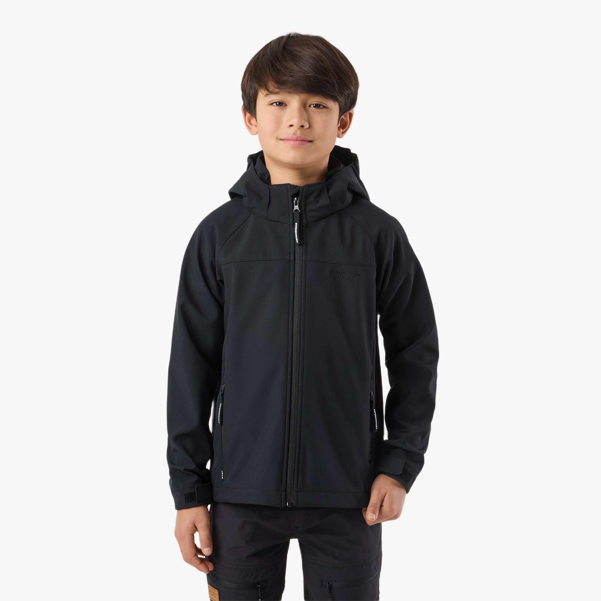 Kurtka Softshell Wędrówki Dziecko Tromsö Wodoodporny