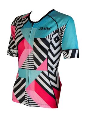 Zoot suit women's ltd tri korte mouw aero jersey - cali 19