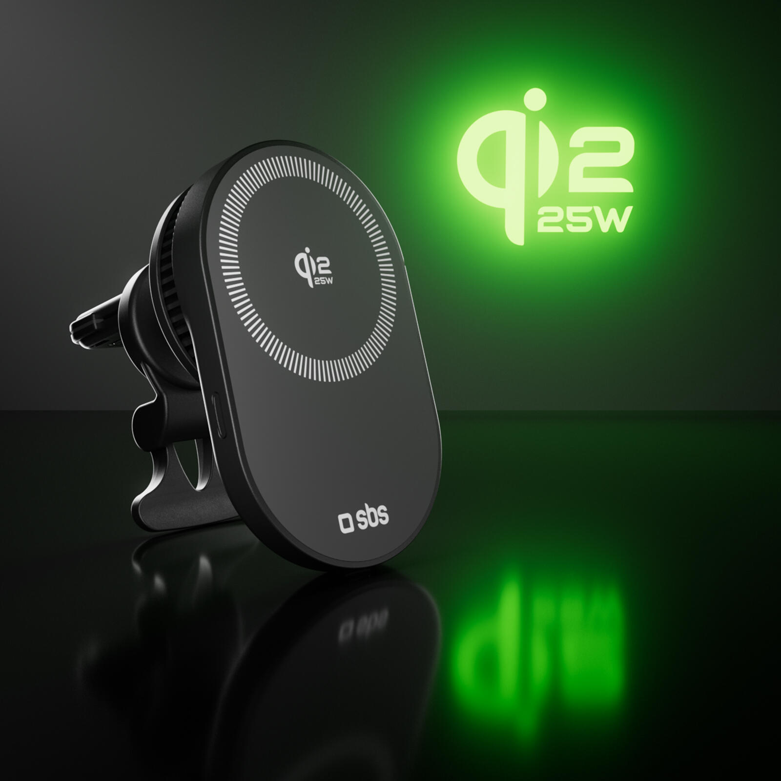 Support de voiture magnétique avec charge sans fil Qi2.2 25W 2/7