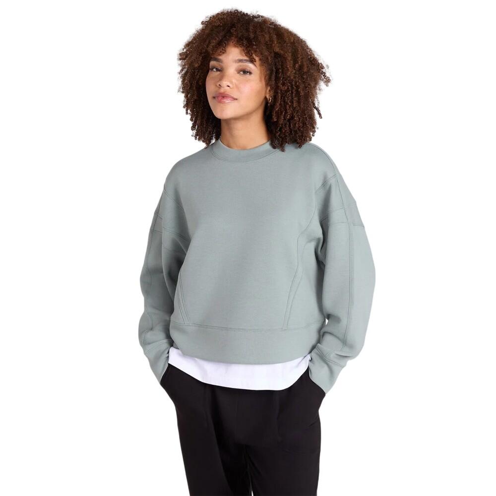 "Active" Kurzes Sweatshirt für Damen Blassgrün 4/4